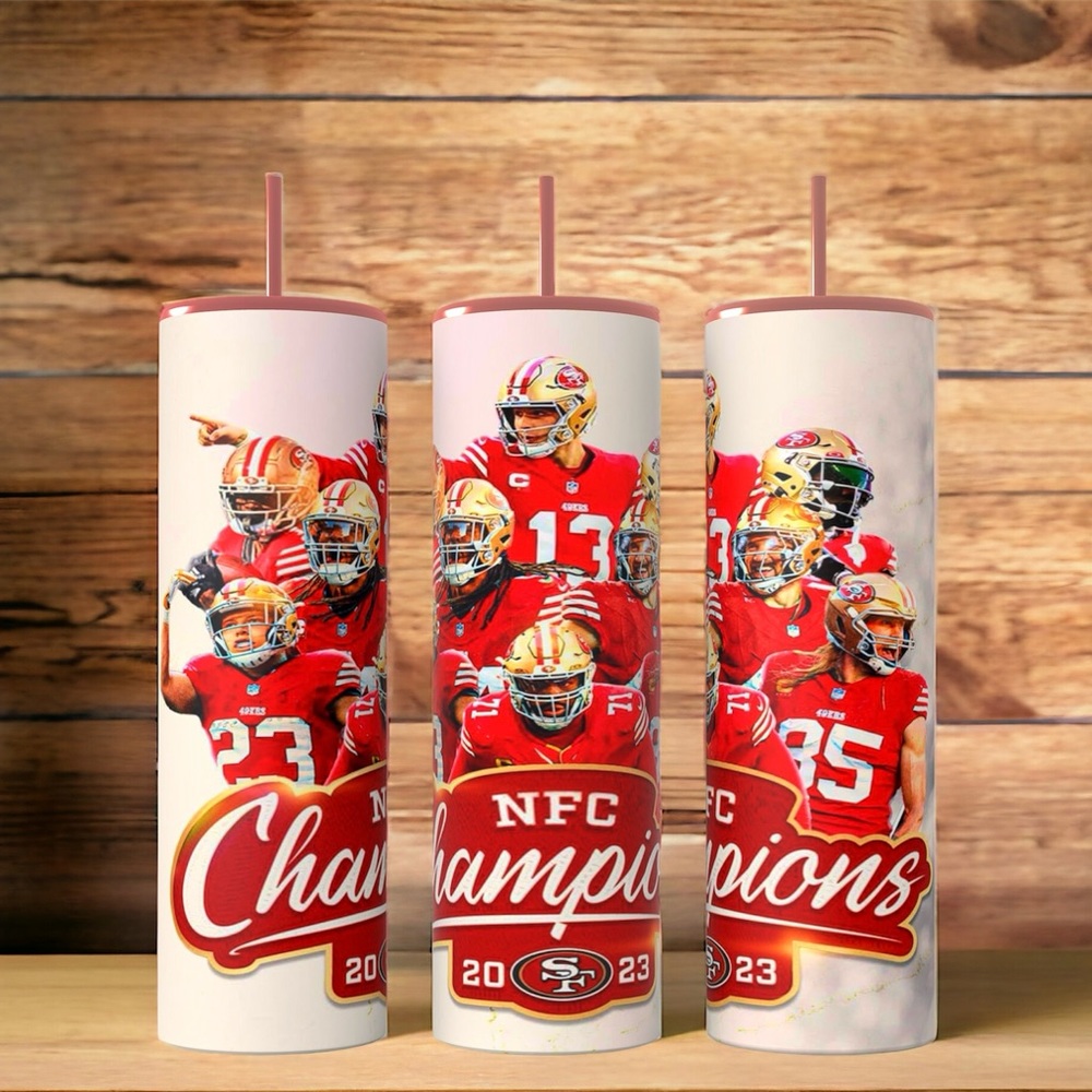 2023 NFC Champions!!! San Francisco 49ers Tumbler with straw!!
$25